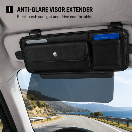 Premium Anti-Glare Visor Organizer
