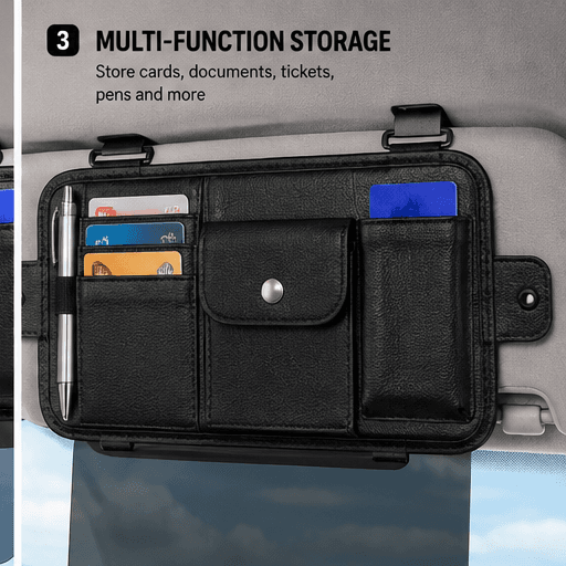 DriveLux Premium Anti-Glare Visor Organizer view 4